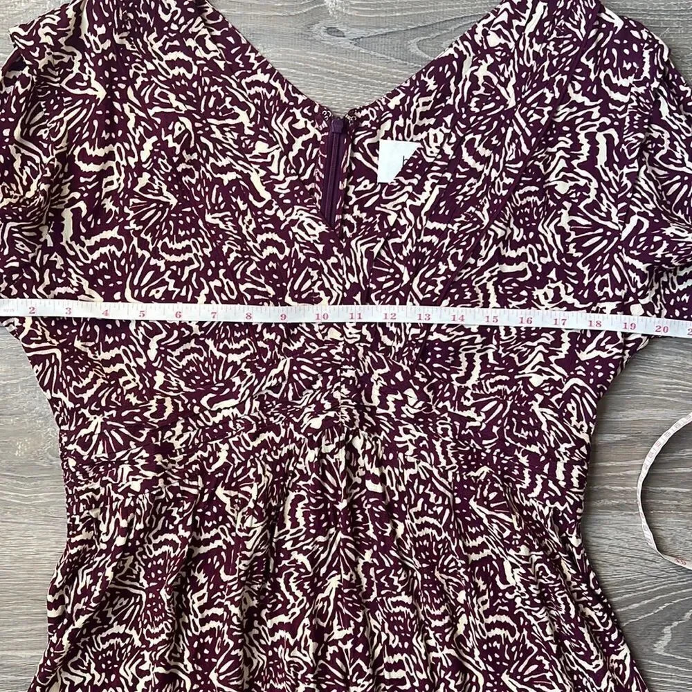 Ba&Sh Lia Printed Mini Dress in raisin - Picture 11 of 15